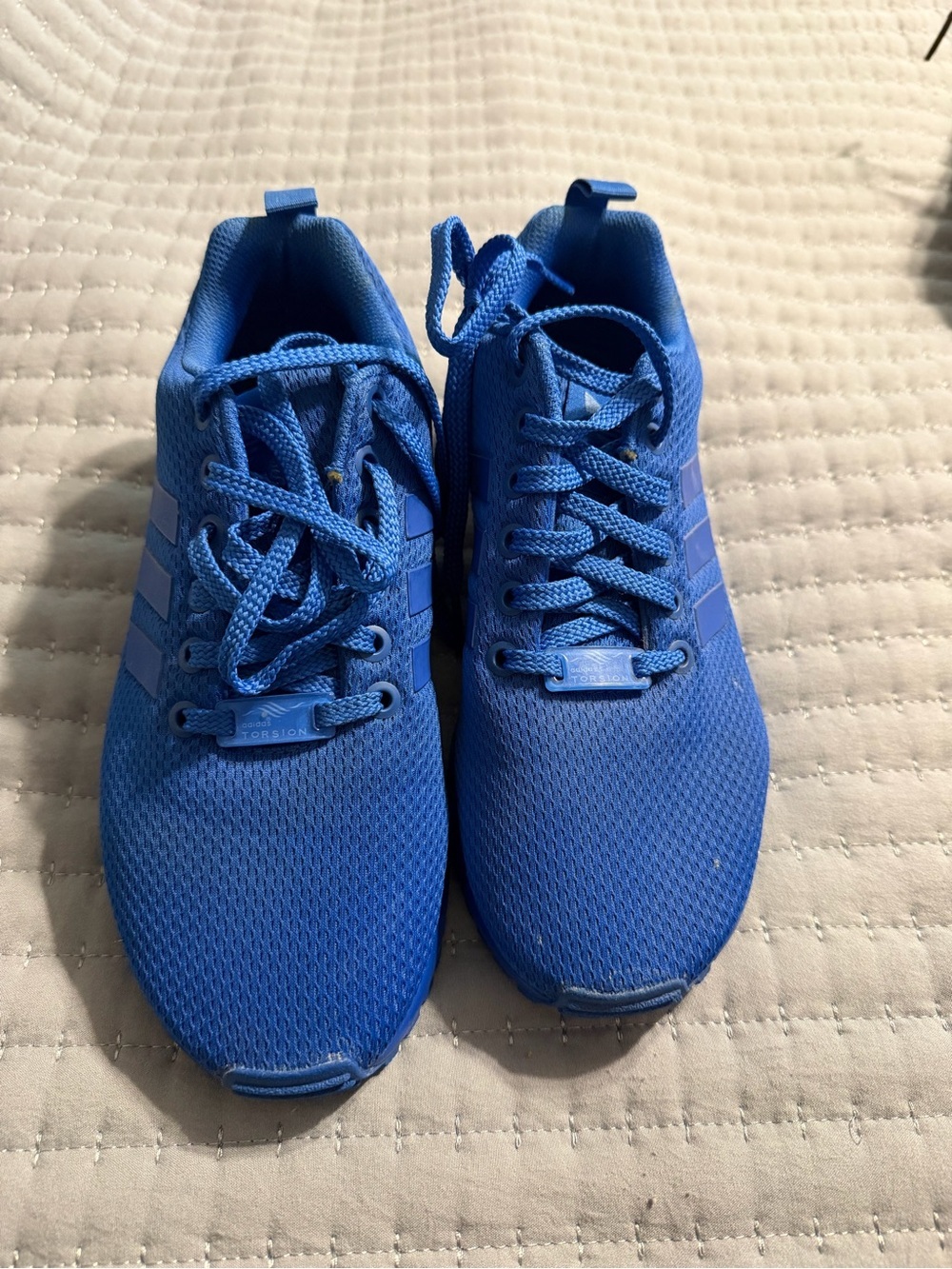 Blue addias Sneakers zx flux - running size 6